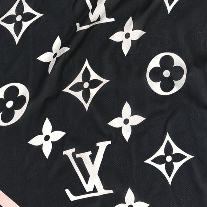 Louis Vuitton Silk Etole Monogram LV Ideal Scarf Black 4 of 4