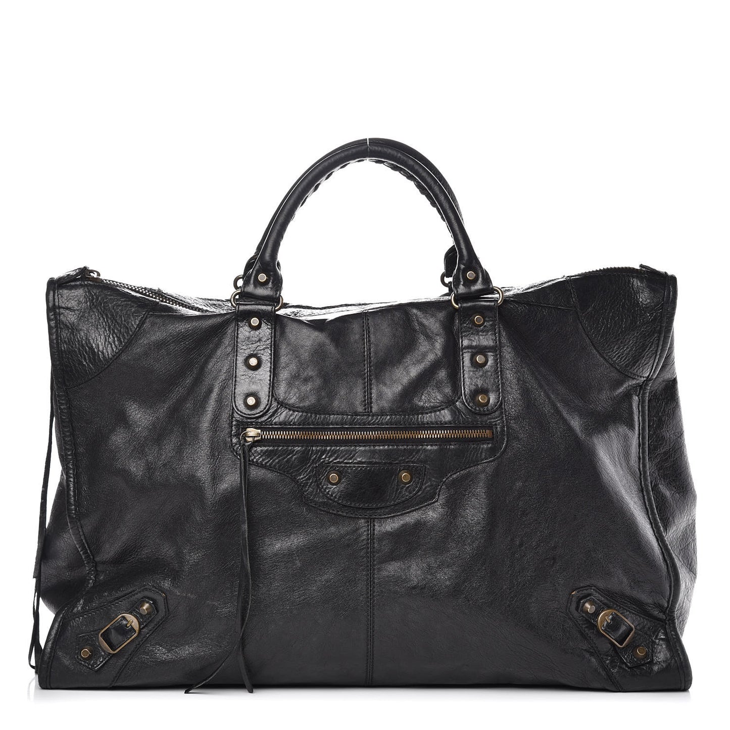 Agneau Classic Hardware Weekender Black