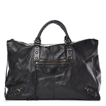 Balenciaga Agneau Classic Hardware Weekender Black 1 of 21