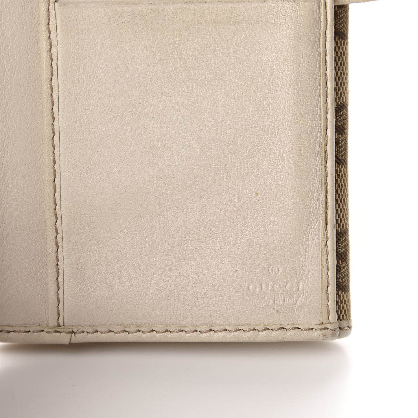Monogram New Britt Continental Snap Wallet Off White