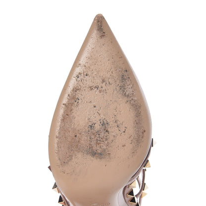 Valentino Garavani Patent Rockstud Ankle Strap Pumps 40 Poudre 13 of 14