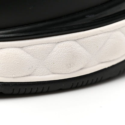Chanel Velvet Calfskin Mixed Fibers CC Sneakers 36.5 Black 11 of 14