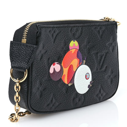 Louis Vuitton LV X TM Empreinte Monogram Mini Pochette Accessories Black Multicolor 3 of 6