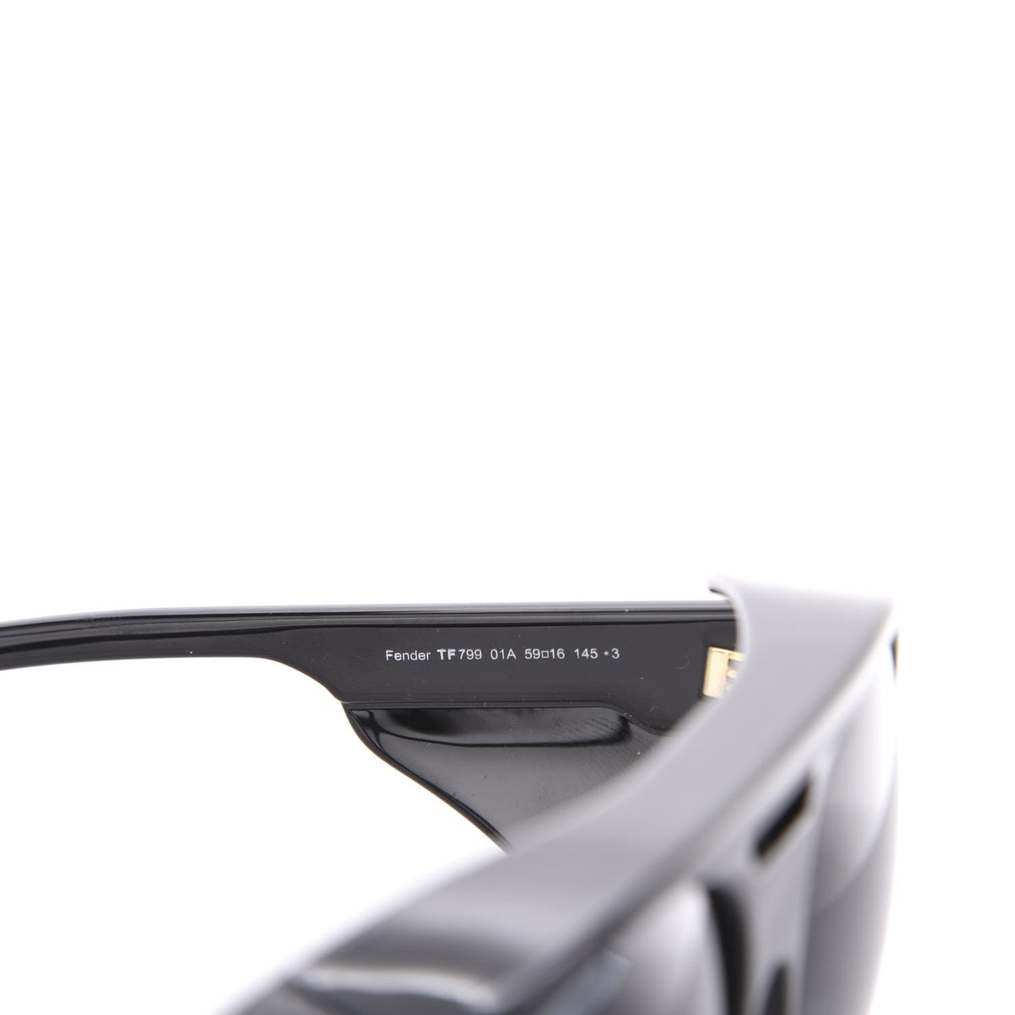 Acetate Fender Aviator Sunglasses TF799 Black