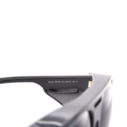 Tom Ford Acetate Fender Aviator Sunglasses TF799 Black 6 of 7