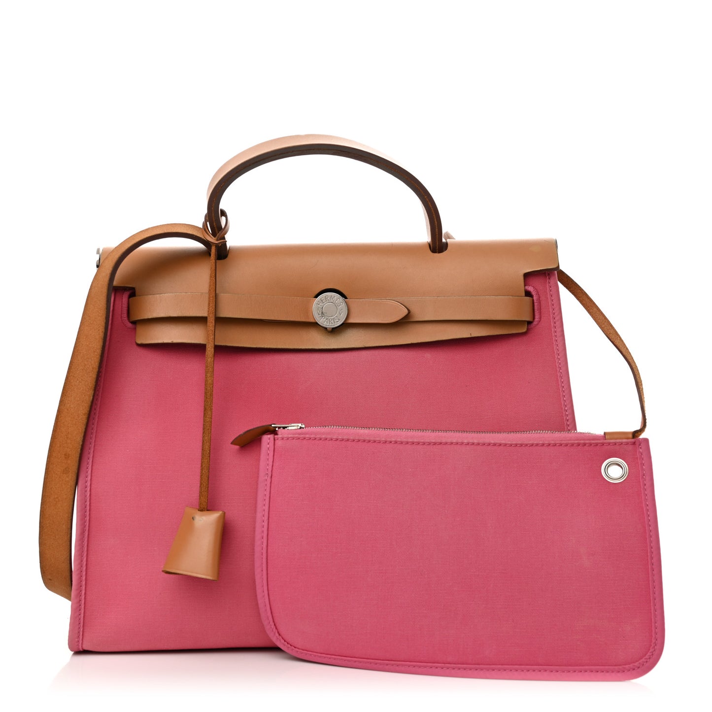 Toile Vache Hunter Herbag Zip 31 PM Rose Lipstick Natural