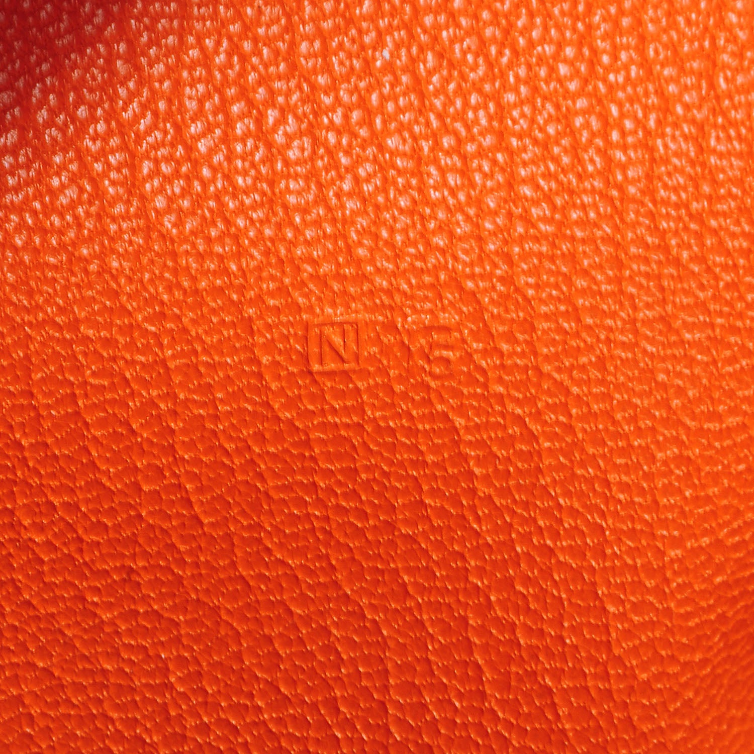 Hermes Chevre Mysore Globe-Trotter Agenda Cover Orange 7 of 8