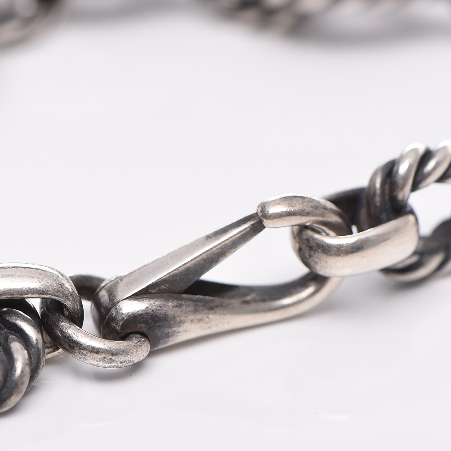 Gucci Sterling Silver G Horse Rope Bracelet 11 of 12