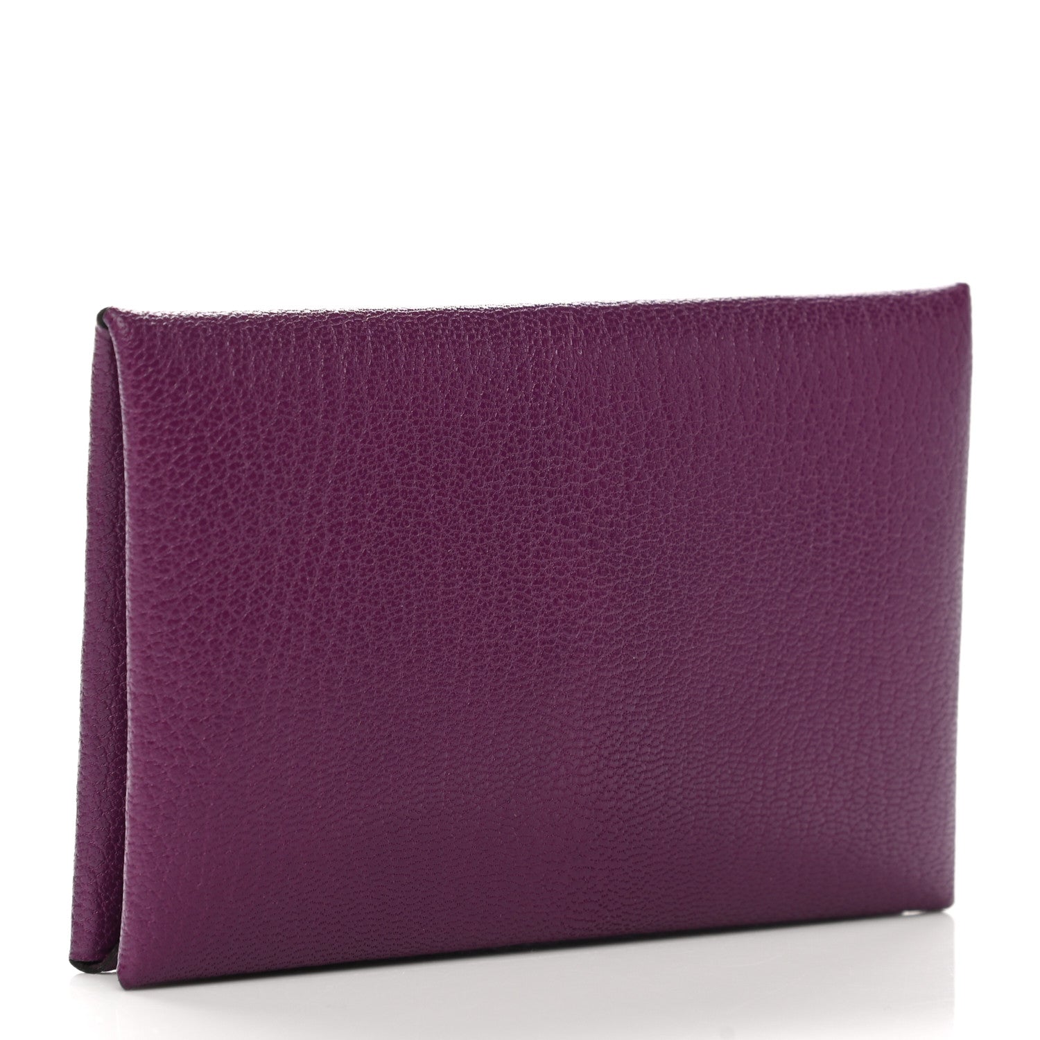 Hermes Chevre Mysore Calvi Card Case Anemone 3 of 7