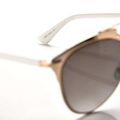 Christian Dior Reflected Sunglasses Gold White 5 of 8