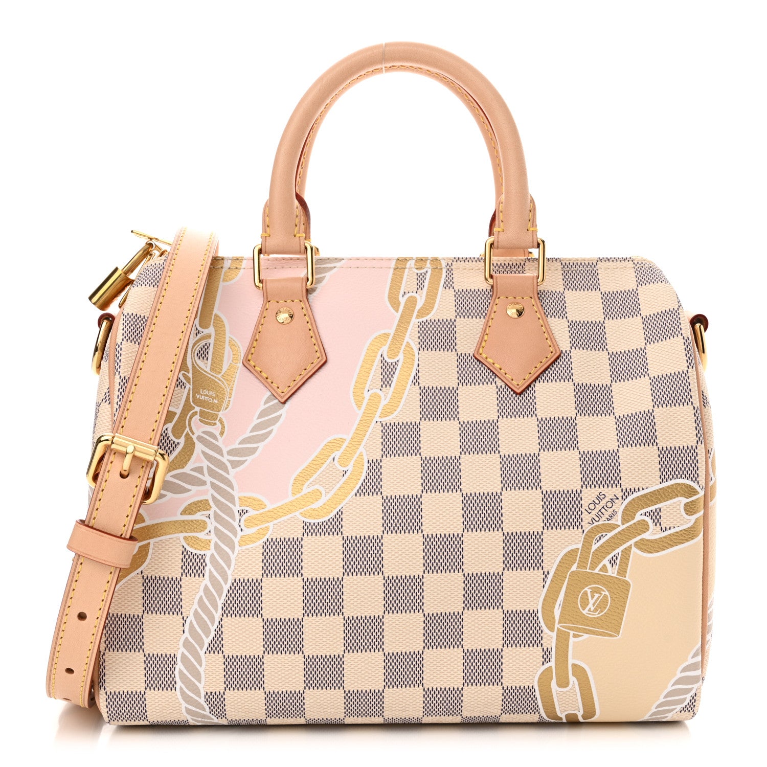 Louis Vuitton Damier Azur Nautical Speedy Bandouliere 25 1 of 10