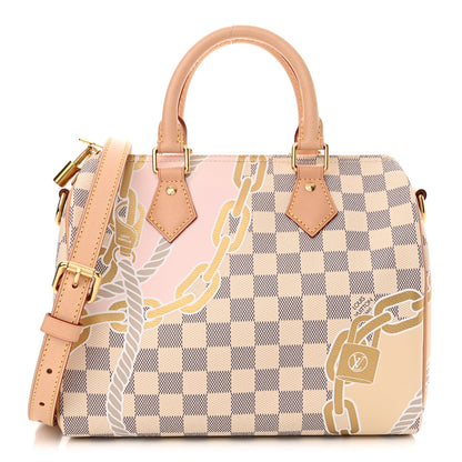 Louis Vuitton Damier Azur Nautical Speedy Bandouliere 25 1 of 10
