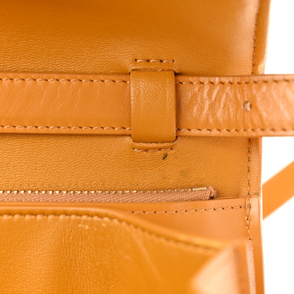 Celine Smooth Calfskin Medium Classic Box Flap Bag Daffodil 11 of 18