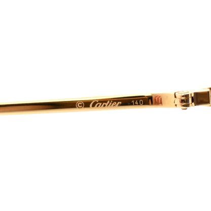 Cartier Metal C Decor Sunglasses CT0037RS Gold 5 of 8