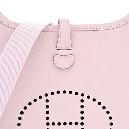 Hermes Taurillon Clemence Evelyne TPM Mauve Pale 8 of 10