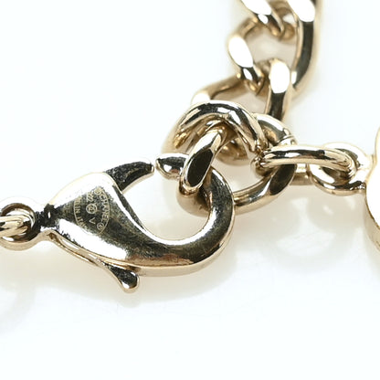 Chanel Crystal CC Chain Bracelet Gold Silver 4 of 5
