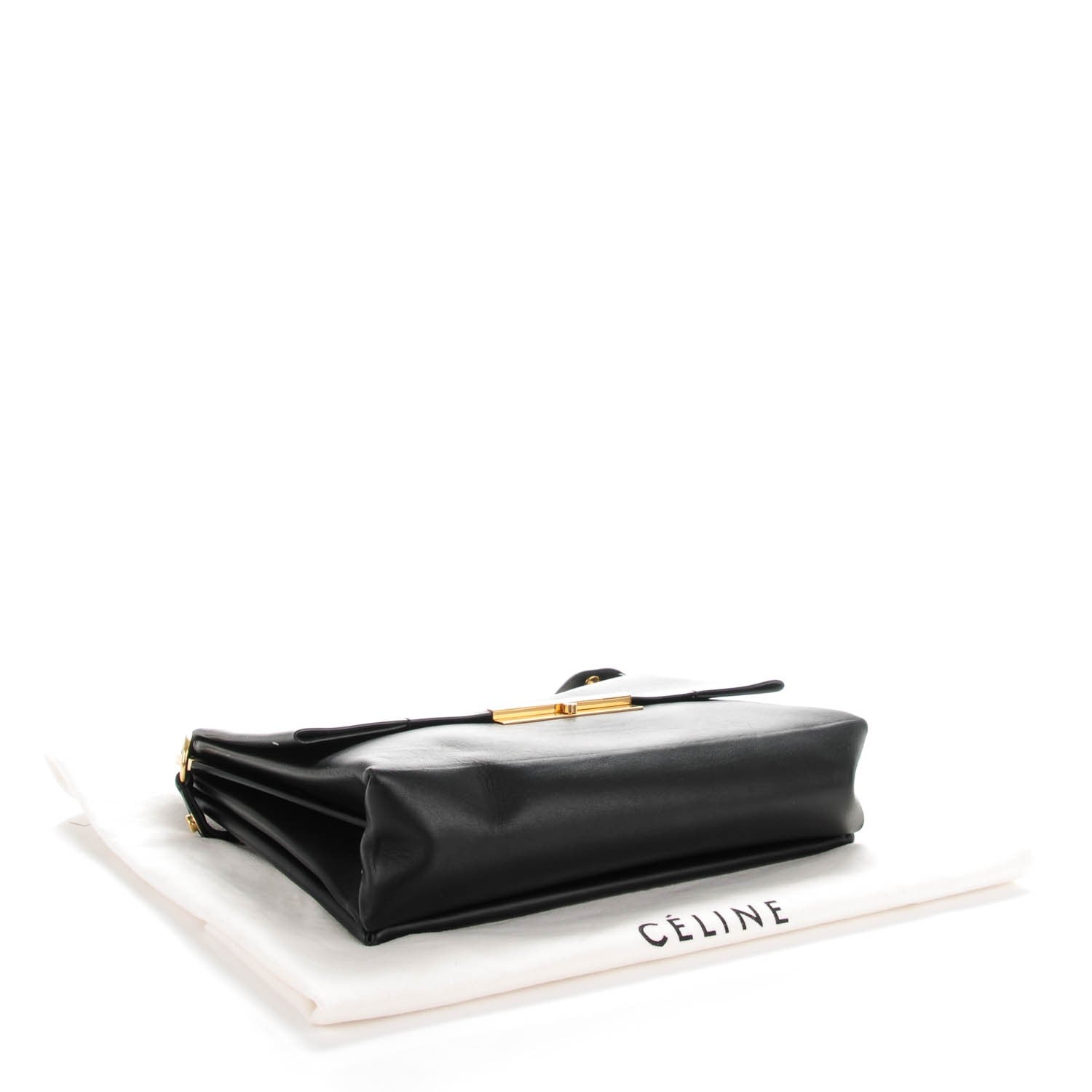 Celine Smooth Calfskin Blade Flap Black 4 of 7