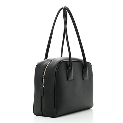 Burberry Soft Grain Calfskin Half Cube Bag Black 3 of 9