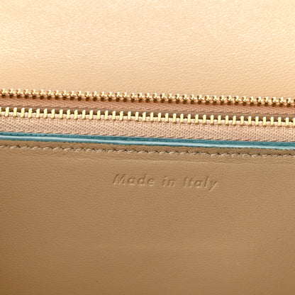 Celine Goatskin Medium Classic Box Flap Bag Antarctic 7 of 8
