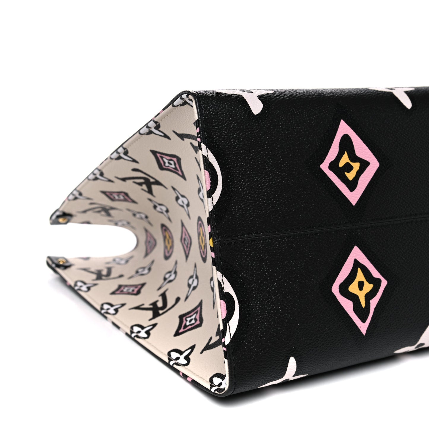 Monogram Giant Wild At Heart Onthego GM Black