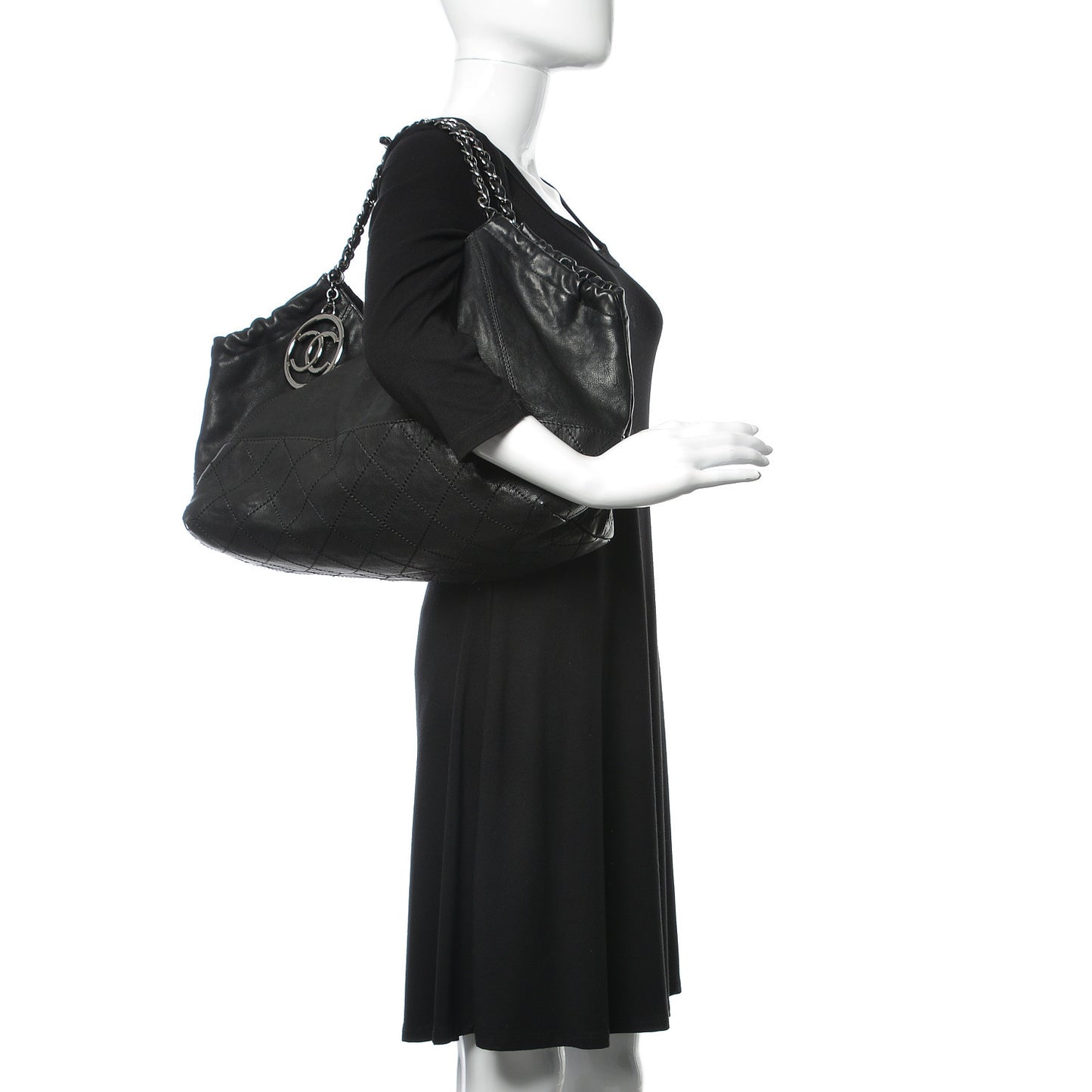 Calfskin Baby Coco Cabas Black