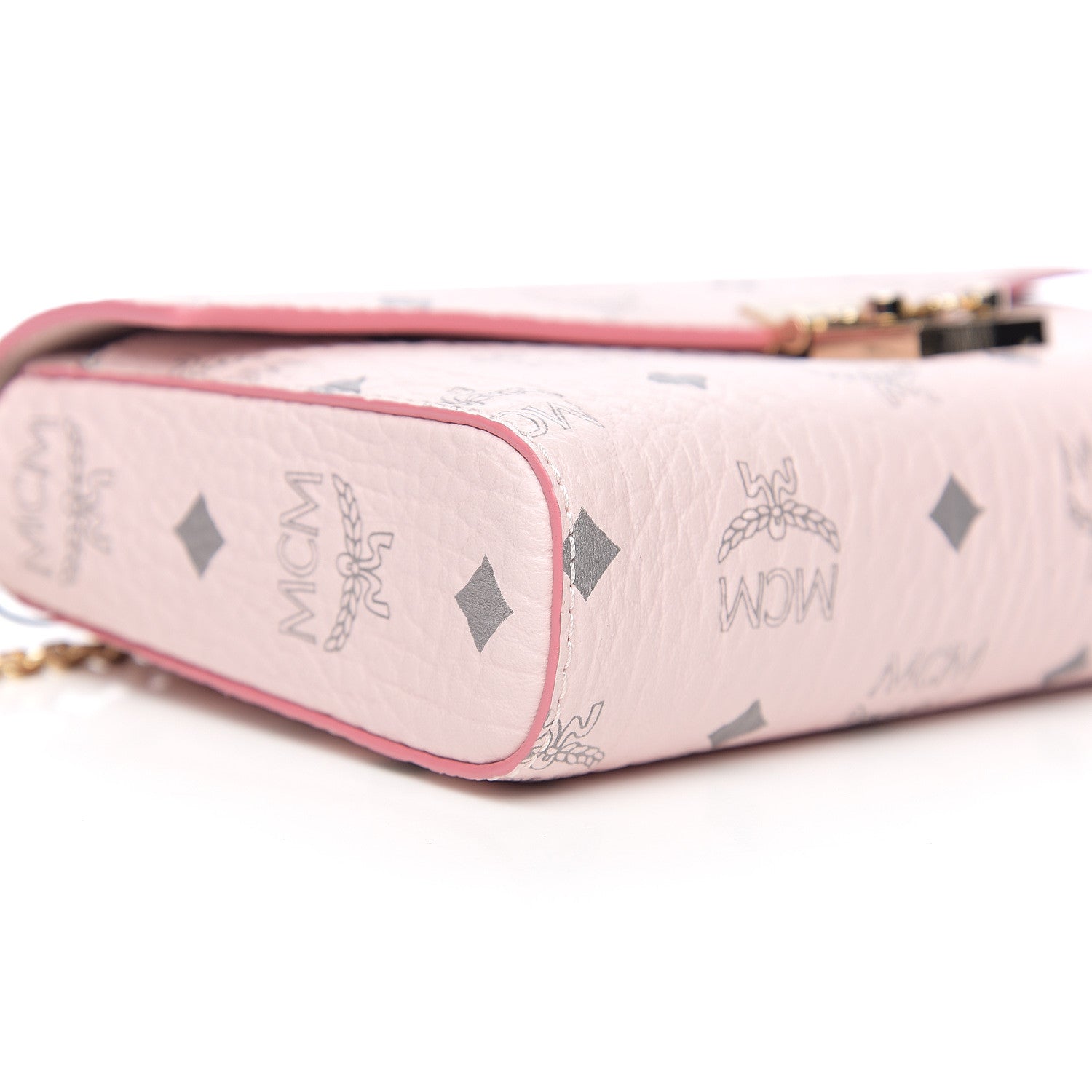 MCM Visetos Monogram Medium Millie Crossbody Bag Soft Pink 6 of 8