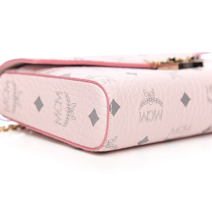 MCM Visetos Monogram Medium Millie Crossbody Bag Soft Pink 6 of 8