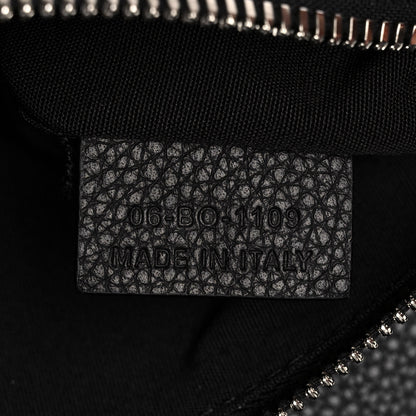 Christian Dior Grained Calfskin Logo Saddle Messenger Bag Black 8 of 11