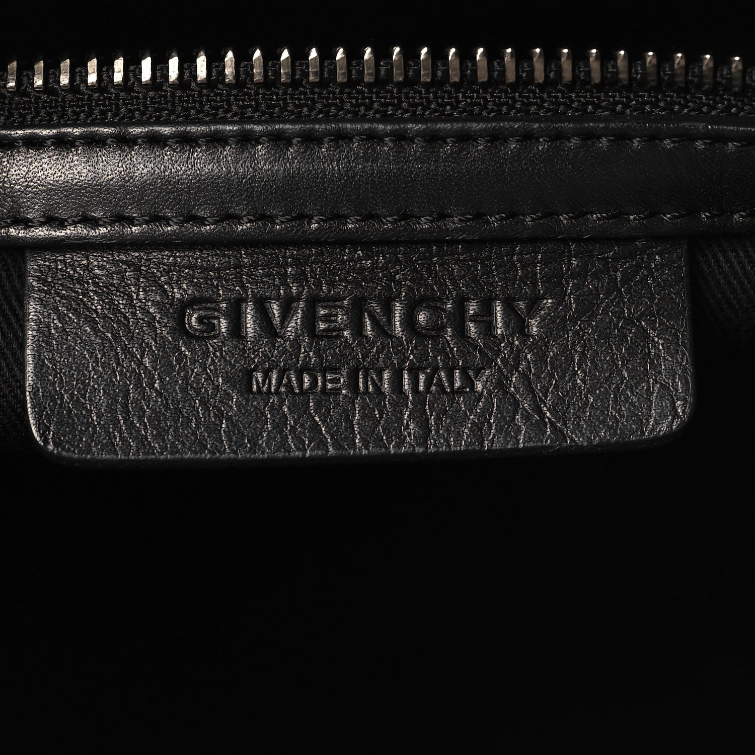Givenchy Shiny Lord Calfskin Medium Antigona Black 6 of 10