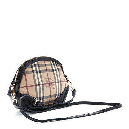 Burberry Haymarket Check Mini Orchard Crossbody Chocolate 2 of 10