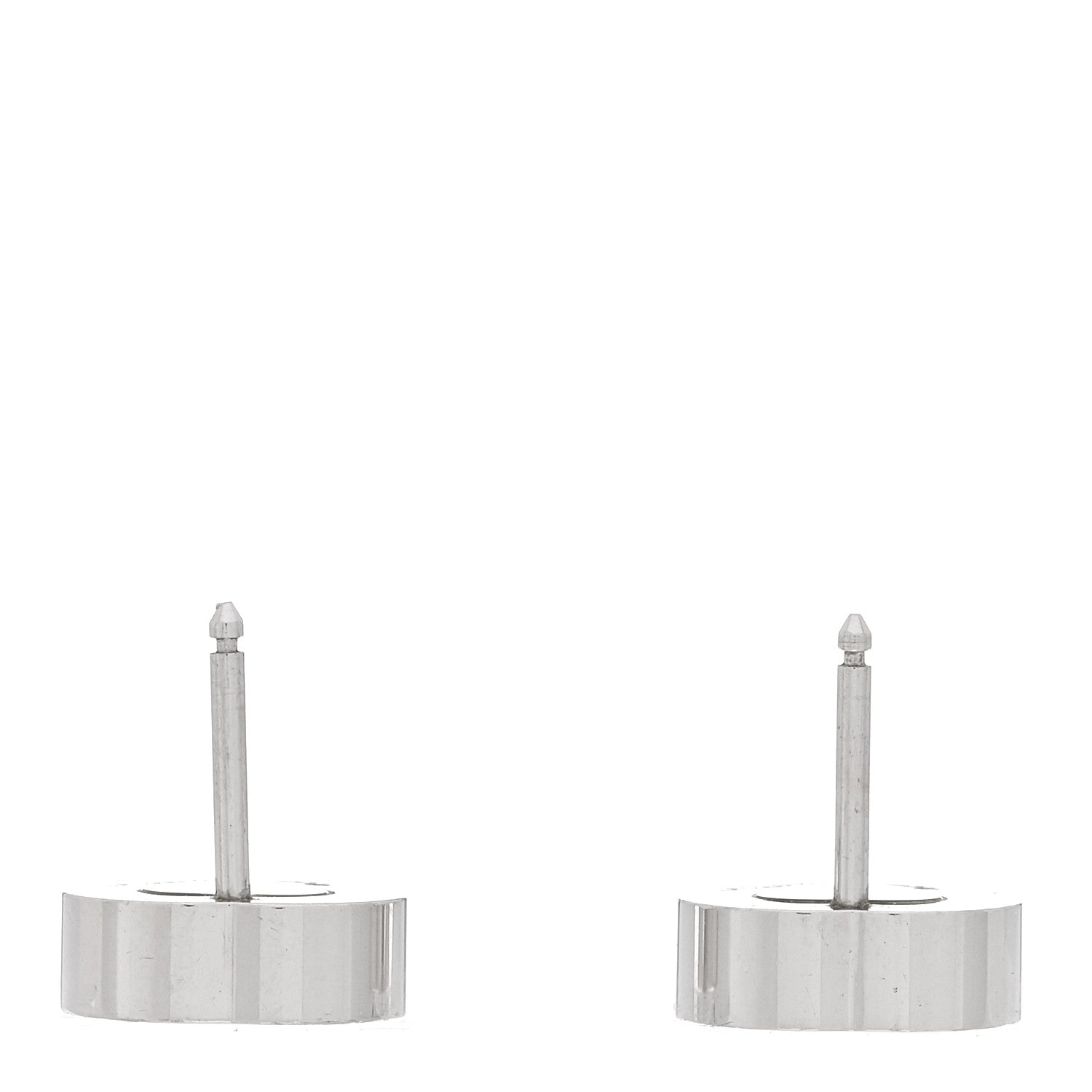 Chopard 18K White Gold Happy Diamonds Icons Heart Earrings 3 of 4