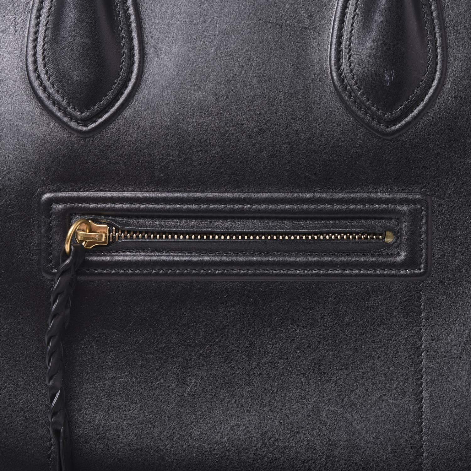 Celine Supple Calfskin Medium Phantom Luggage Black 11 of 11