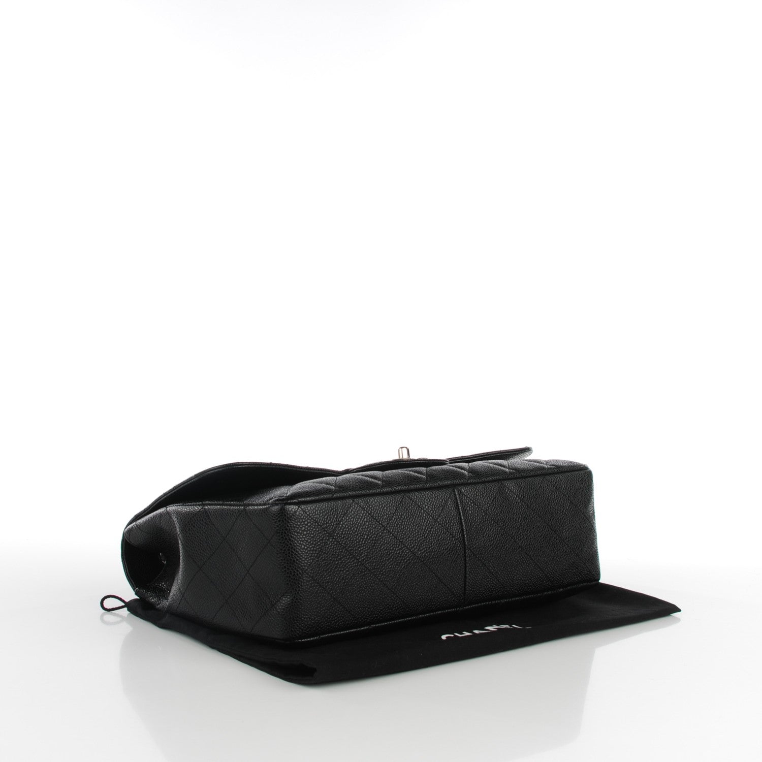 Chanel Caviar Quilted Jumbo Single Flap Black 4 of 8