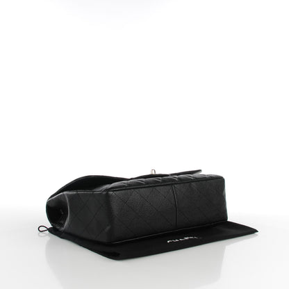 Chanel Caviar Quilted Jumbo Single Flap Black 4 of 8