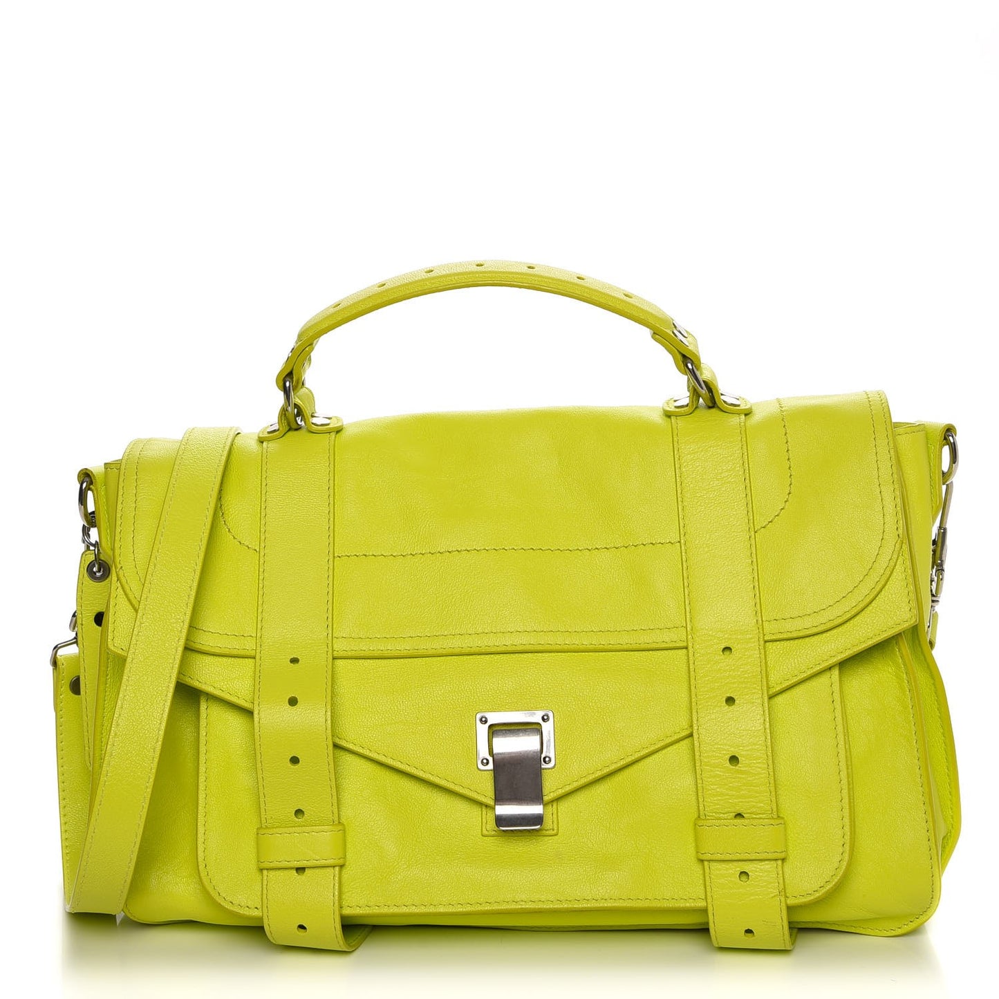 Lambskin Medium PS1 Satchel Sulfur
