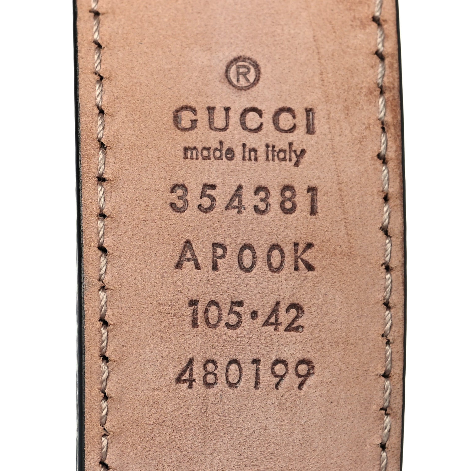 Gucci Calfskin Crystal Interlocking G Belt 105 42 Black 3 of 8