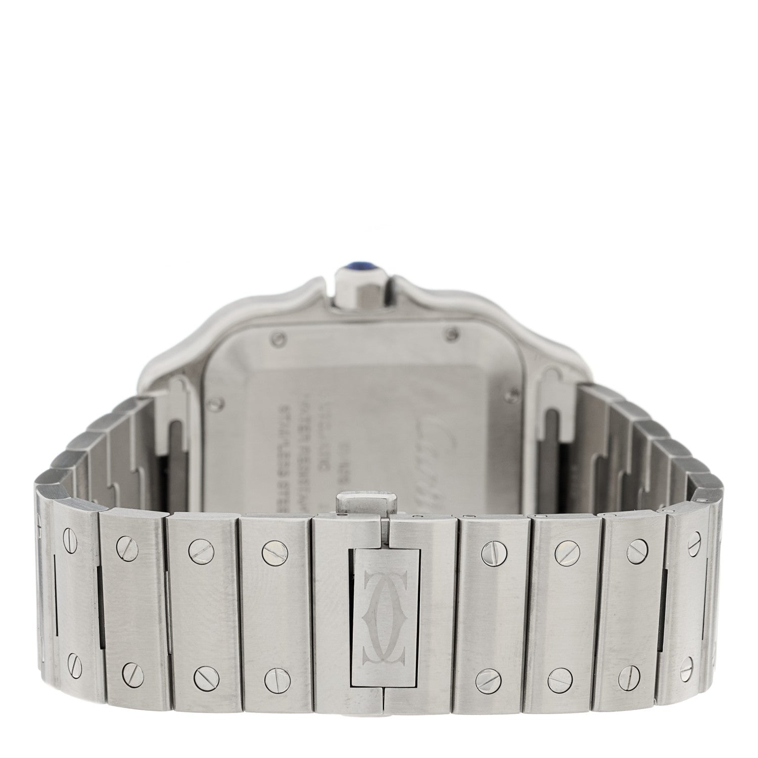 Cartier Stainless Steel 39.8mm Santos De Cartier Automatic Watch 3 of 4