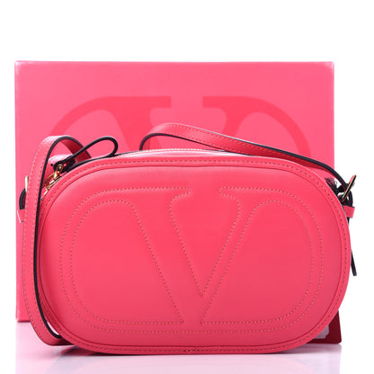 Valentino Garavani Calfskin Small Logo Go Crossbody Bag Pink 10 of 12