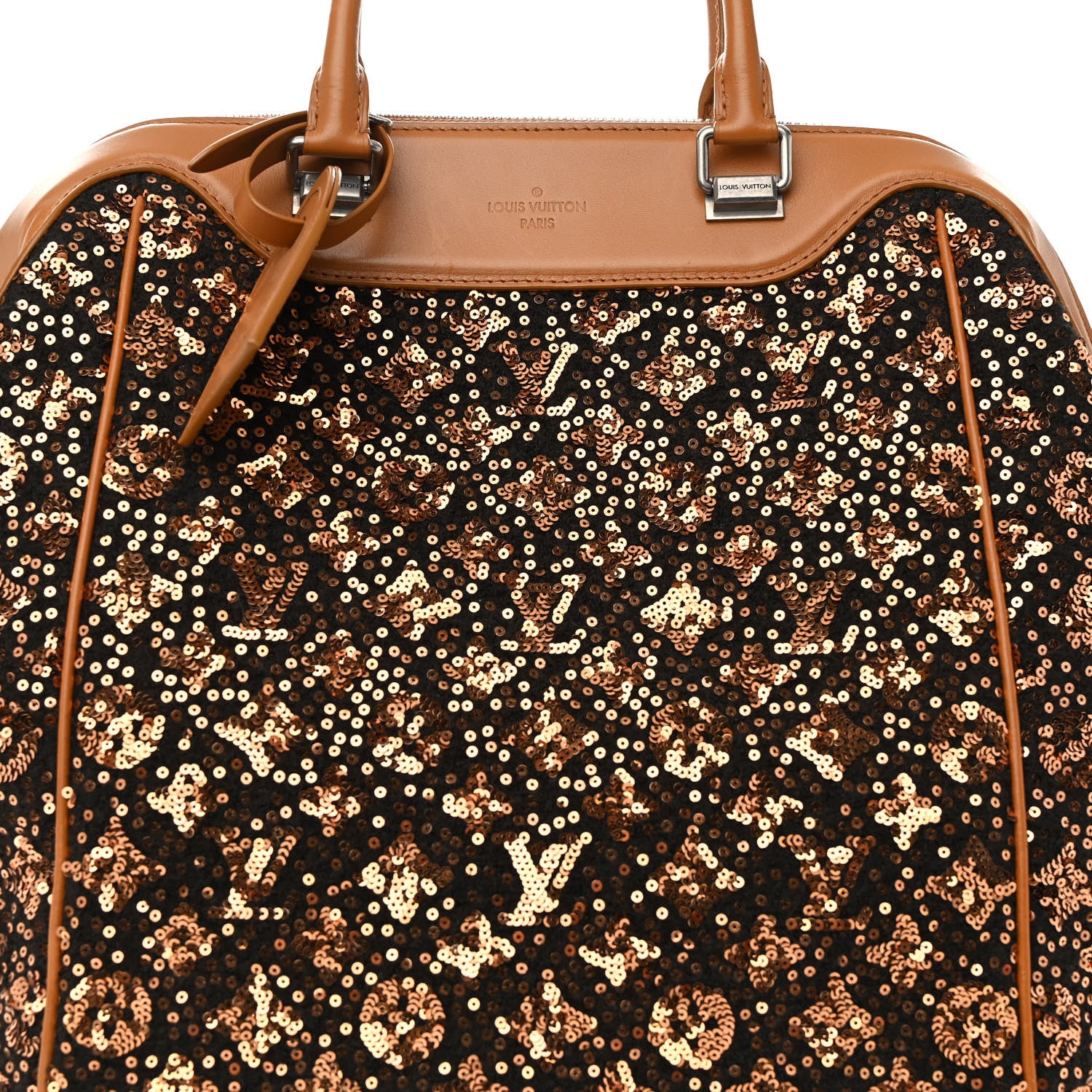 Louis Vuitton Sequin Monogram Sunshine Express North South Gold 7 of 9