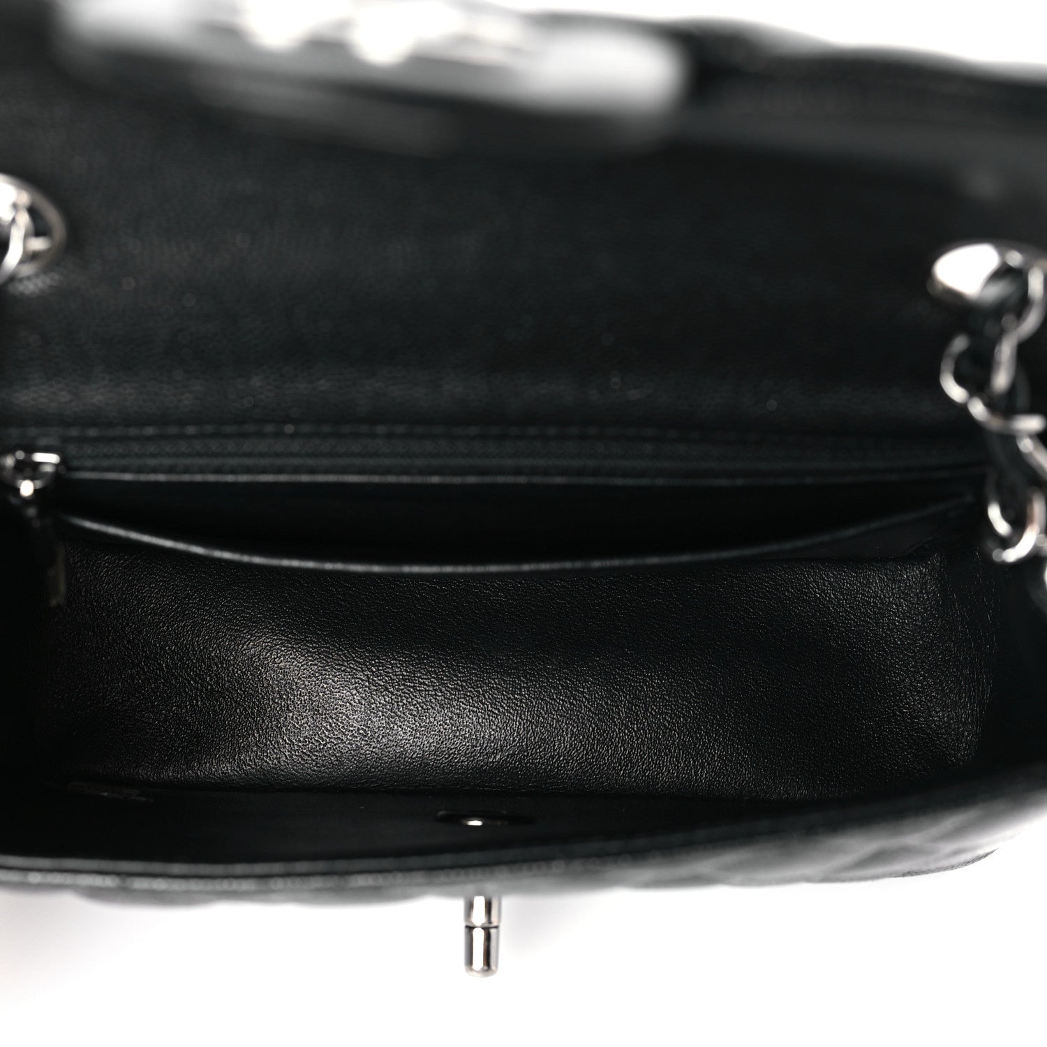 Chanel Iridescent Caviar Quilted Mini Rectangular Flap Black 5 of 10