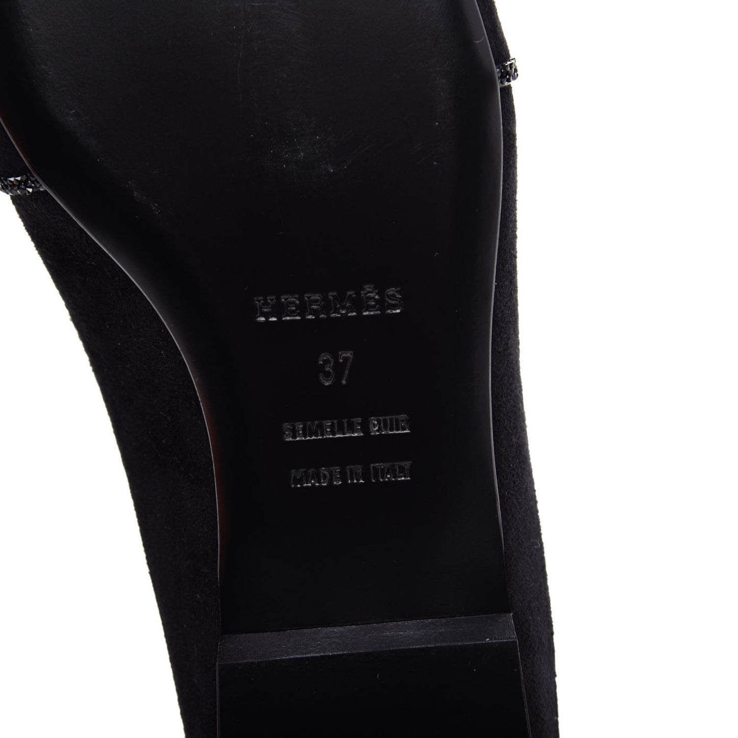 Suede Goatskin Rhinestone Roxane Mules 37 Black