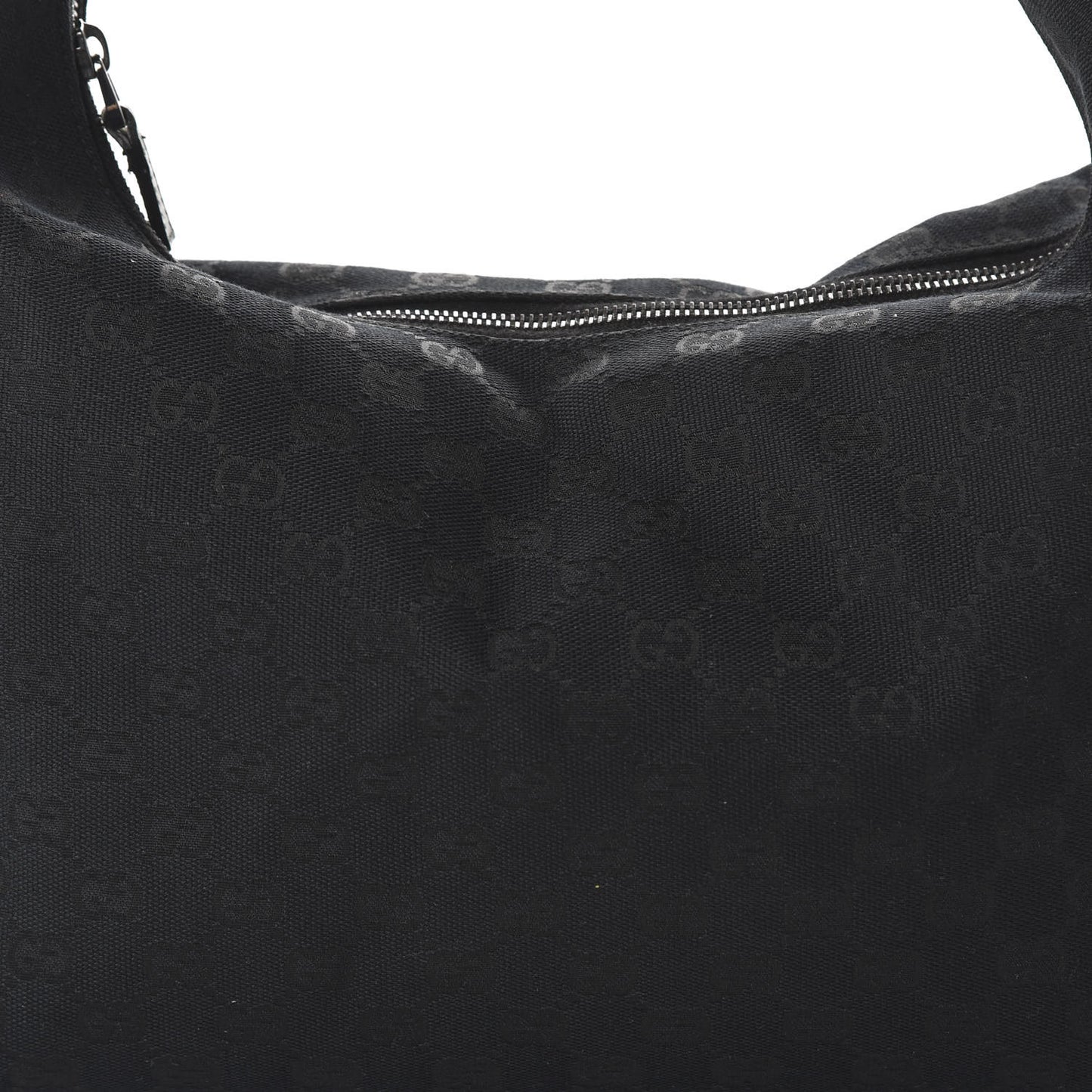 Monogram Medium Horsebit Chain Hobo Black