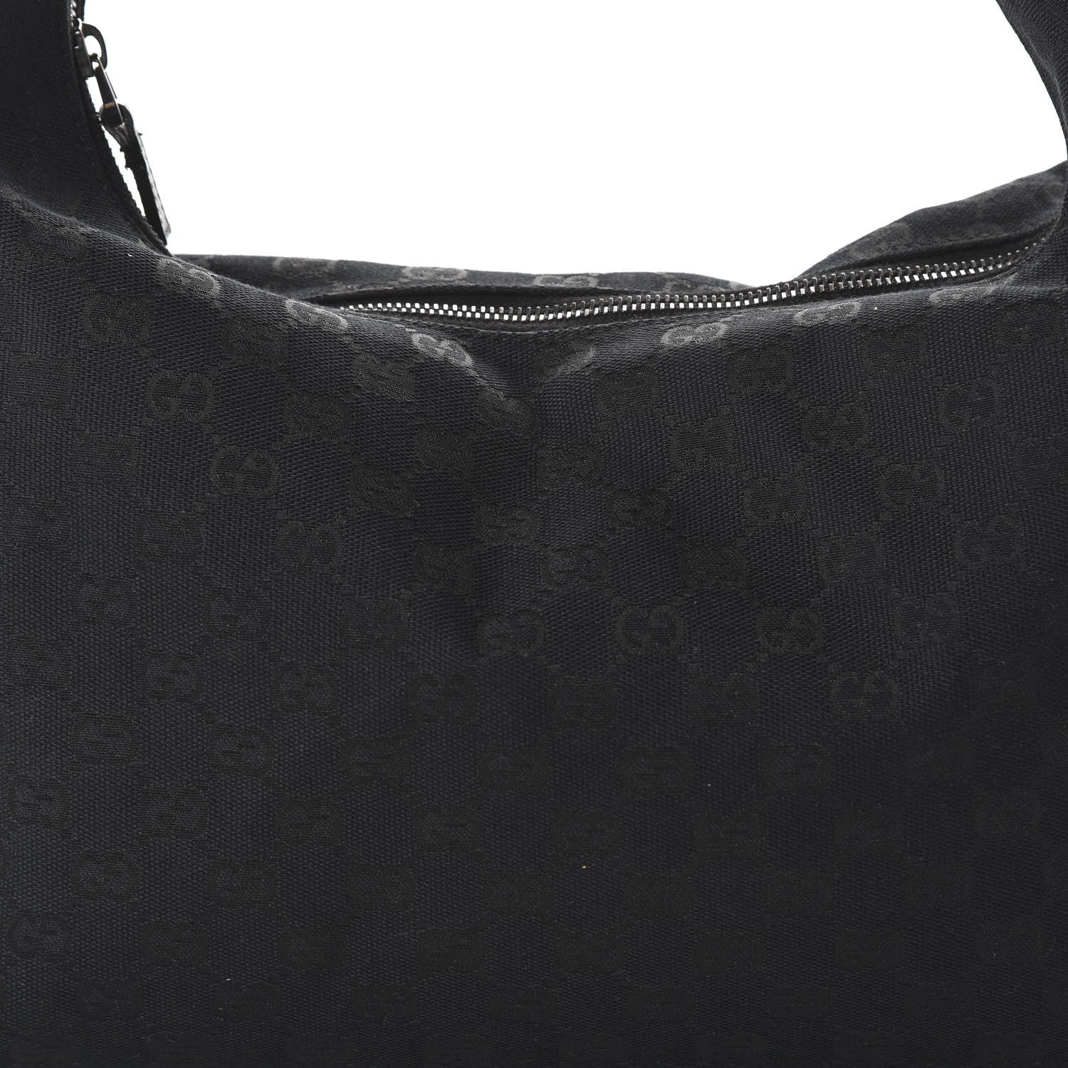 Gucci Monogram Medium Horsebit Chain Hobo Black 10 of 10