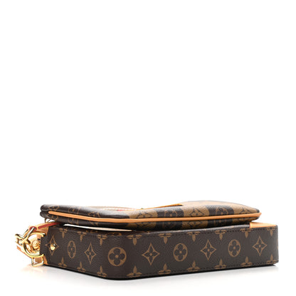 Louis Vuitton X NIGO Reverse Monogram Stripes Trio Messenger 4 of 10