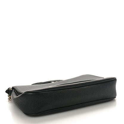 Gucci Pebbled Calfskin Medium Soho Flap Crossbody Black 4 of 8