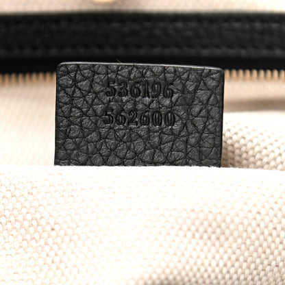 Gucci Pebbled Calfskin Medium Soho Chain Shoulder Bag Black 6 of 9
