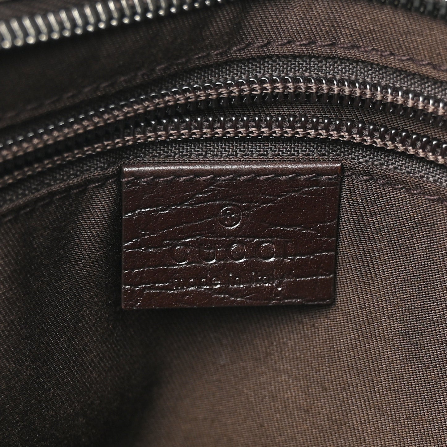 GG Supreme Monogram Small Joy Tote Dark Brown