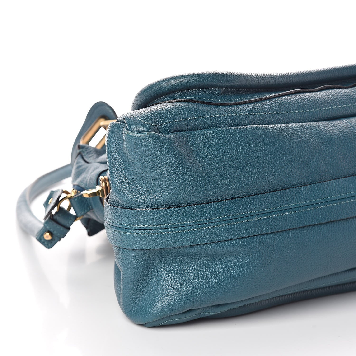 Chloe Calfskin Medium Paraty Peacock Blue 8 of 11