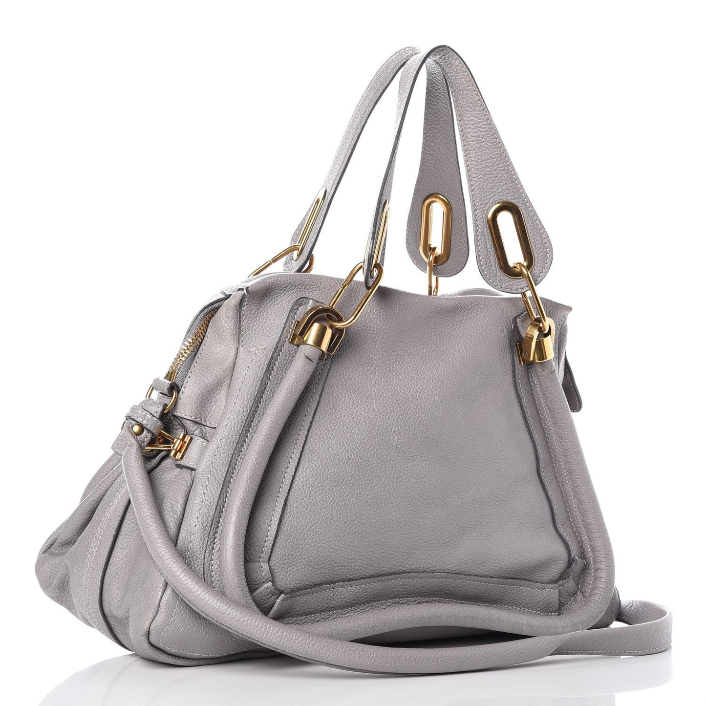 Calfskin Medium Paraty Cashmere Grey