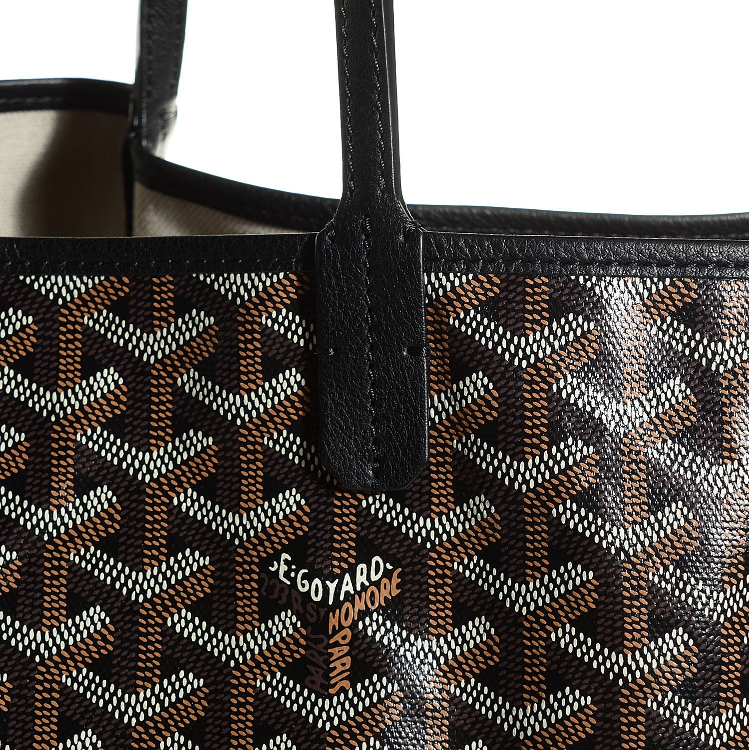 Goyard Goyardine Saint Louis GM Black 10 of 10